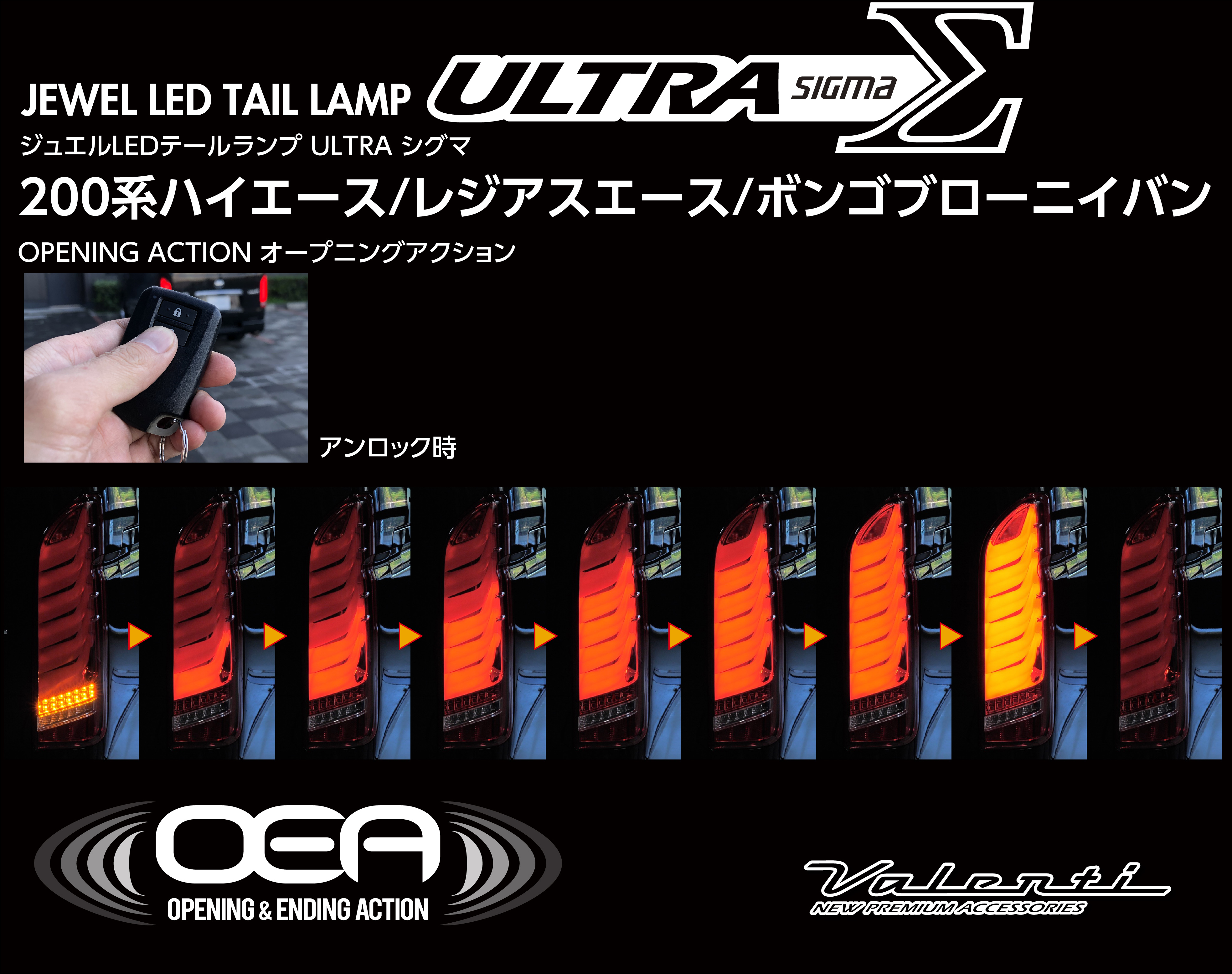 トヨタ 200系 ハイエース ジュエルLEDテールランプ ULTRA Σ｜製品情報